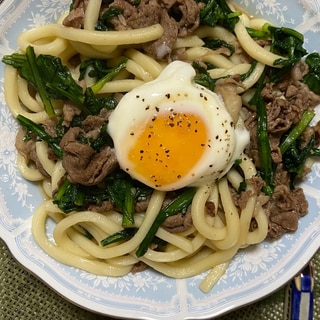 すき焼き風うどん